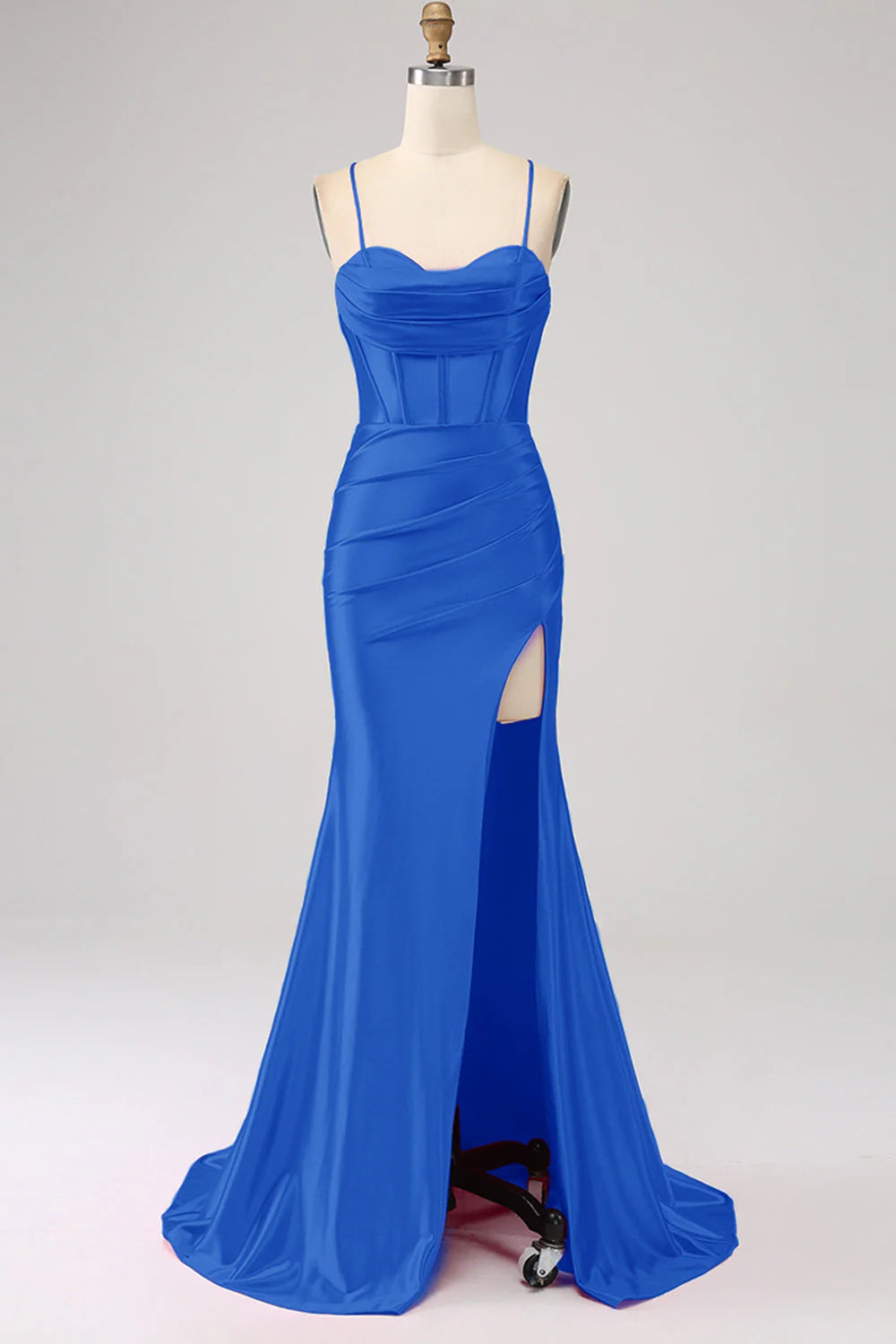 Stunning Mermaid Spaghetti Straps Long Prom Dress