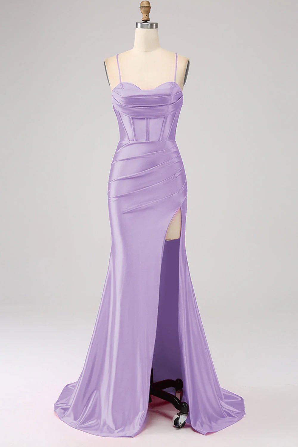 Stunning Mermaid Spaghetti Straps Long Prom Dress