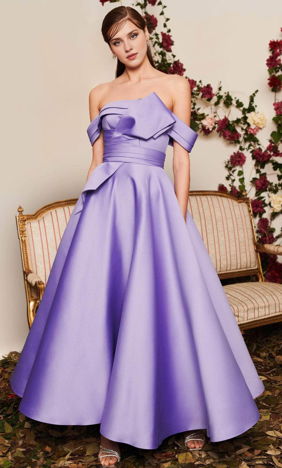 Gowns Evening Dresses/ Off Strapped Straps Pleats A-line Back zipper Gown/ Evening Dresses/ Formal Women's Dresses/ Prom Dress Shops