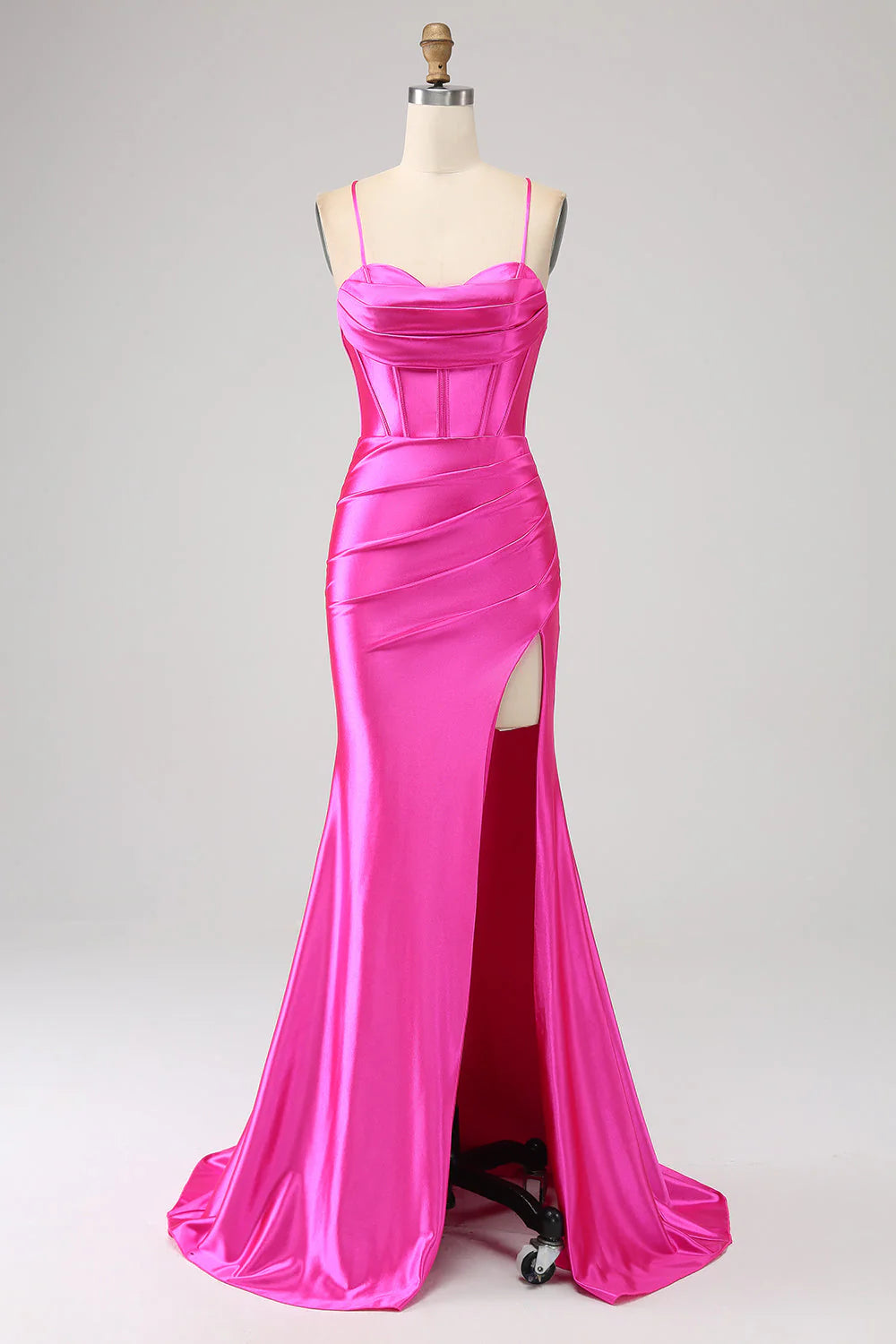 Stunning Mermaid Spaghetti Straps Long Prom Dress