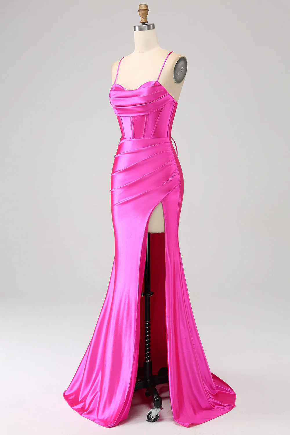 Stunning Mermaid Spaghetti Straps Long Prom Dress
