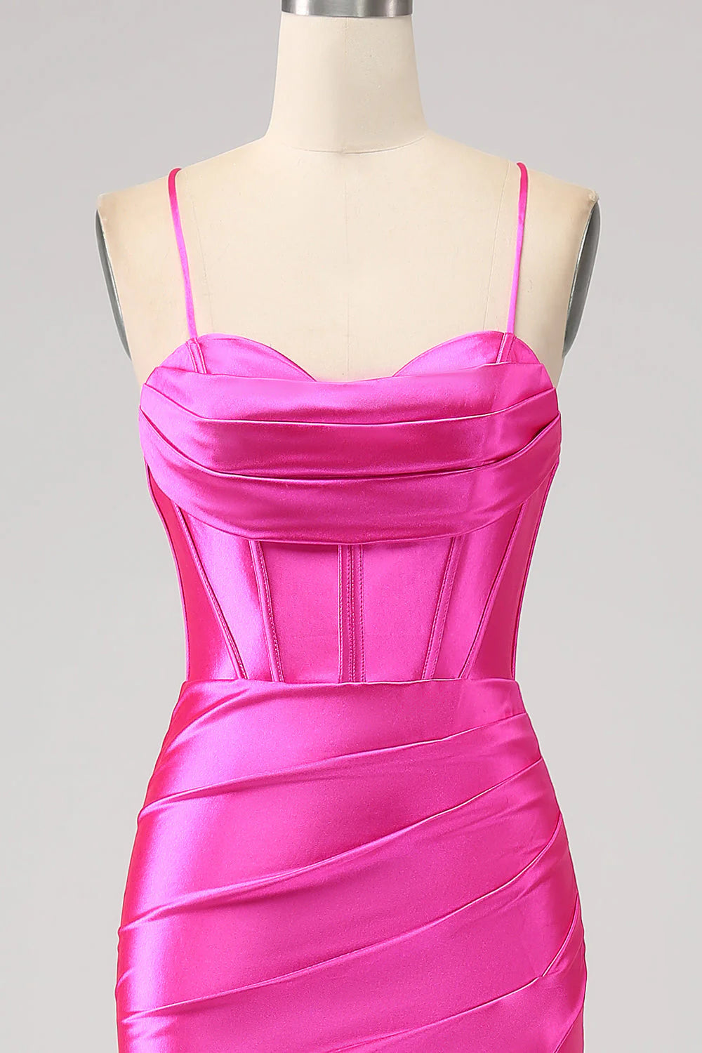 Stunning Mermaid Spaghetti Straps Long Prom Dress
