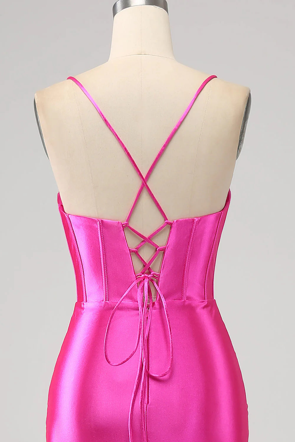 Stunning Mermaid Spaghetti Straps Long Prom Dress