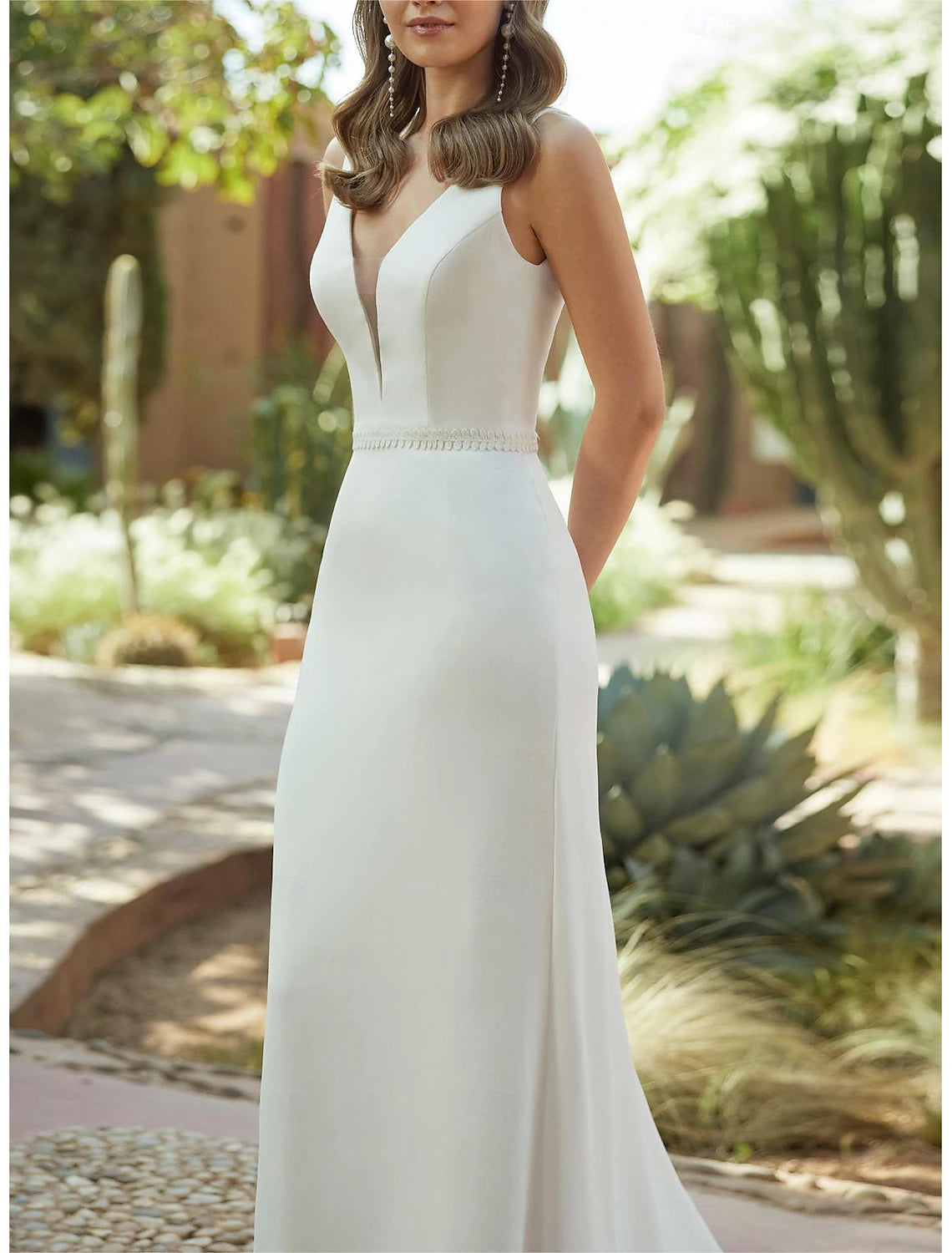 Wedding Dresses Ball Gown Off Shoulder V Neck Regular Straps Chapel Train Satin Bridal Gowns