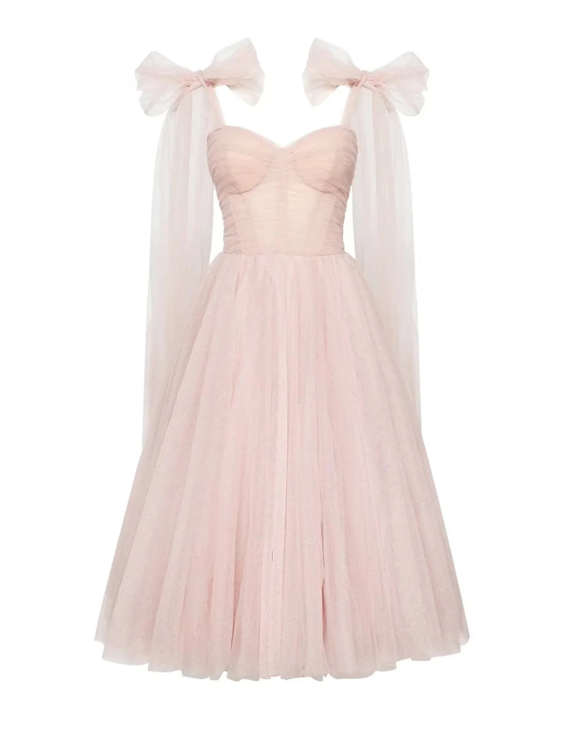 Ball Gown Homecoming Dresses Corsets Dress Tea Length Sleeveless Square Neck Tulle with Glitter