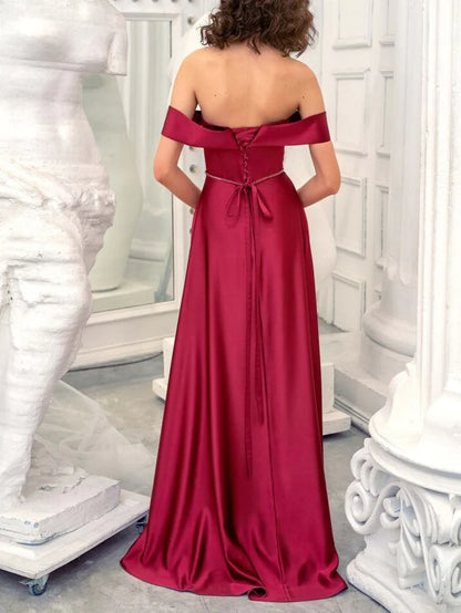 Strapless Sleeveless Floor-Length Evening Dress