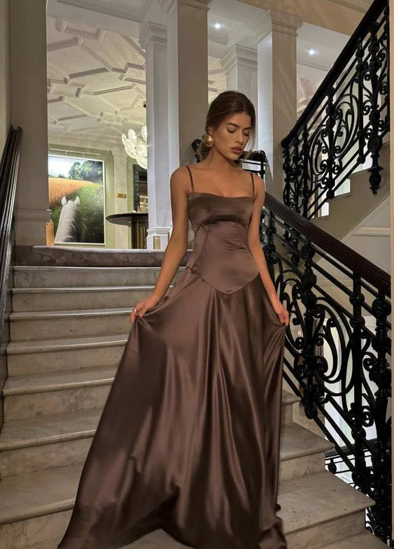 Formal Dresses Spaghetti Strapless A-Line Popular Long Evening Dress Formal Prom Dress/ Prom Dresses Store