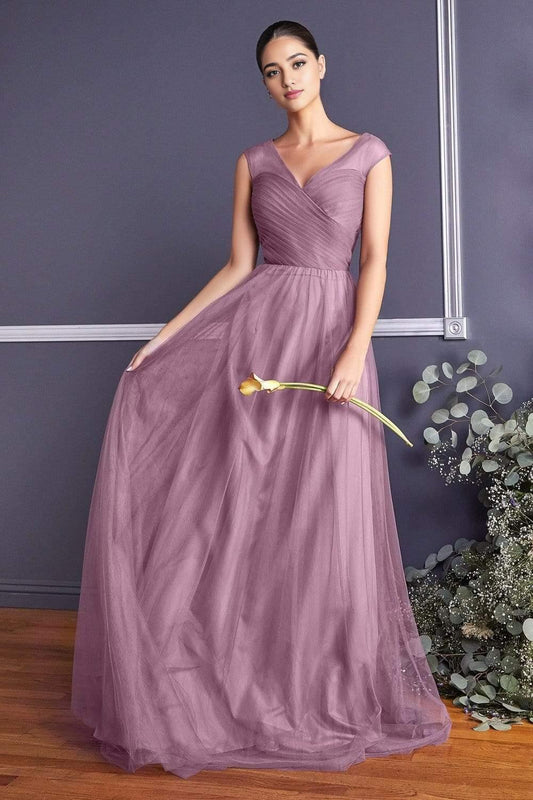 Formal Women's Dresses Sleeveless Pleated Top A-Line Gown Tulle Floor Length Prom Dress Prom Dresses Stores