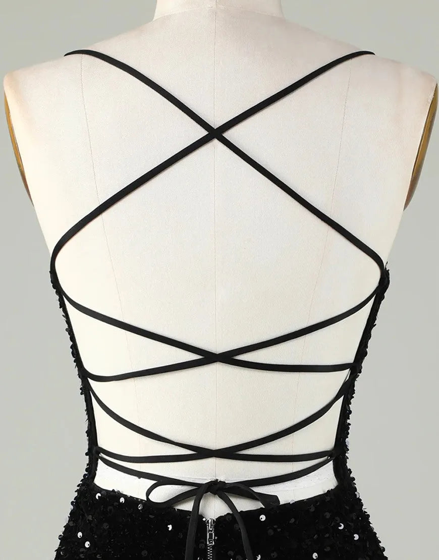 Off-the-Shoulder Sheath Strapless Short Homecoming Dress