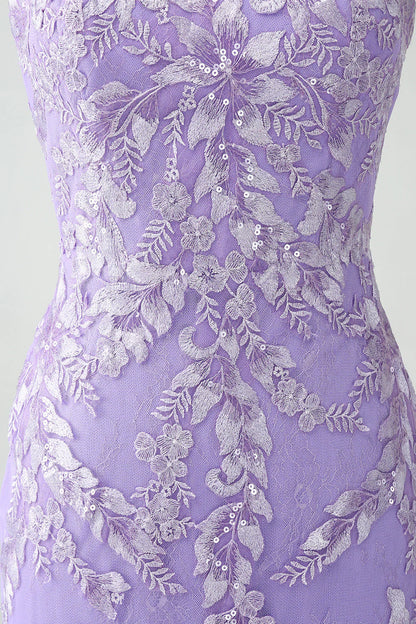 Mermaid Spaghetti Straps Long Prom Dress With Appliques